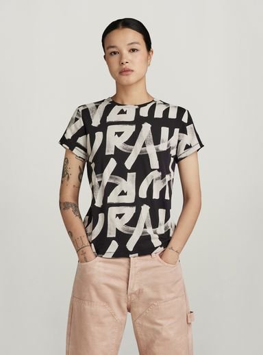 Calligraphy Allover Top